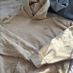 Under Armour Beige Hoodie with Subtle Logo